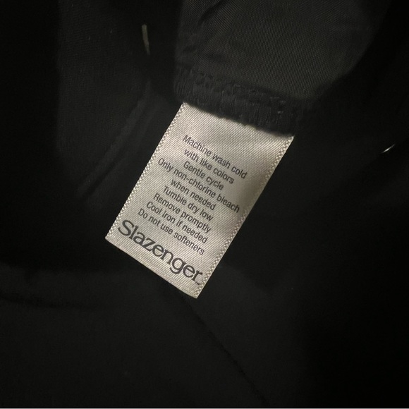 NWT Slazenger 0 Golf Black Button Closure Tech Pants Women's - Picture 6 of 7